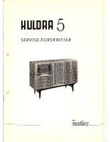 Tandberg Huldra_5 - Service Manual